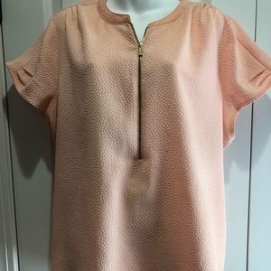 plus size pink Calvin Klein blouse